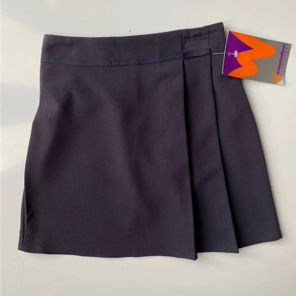 Winterbottom Schoolwear Skirt Navy side pleat - Picture 1 of 2